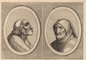 "Pater Muylaert" e "Mater Bille-bloots" da Johannes and Lucas van Doetechum after Pieter Bruegel the Elder