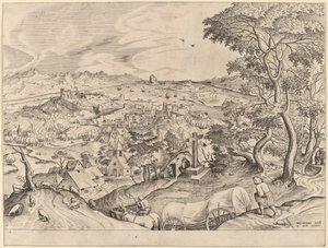 Plaustrum Belgicum da Johannes and Lucas van Doetechum after Pieter Bruegel the Elder