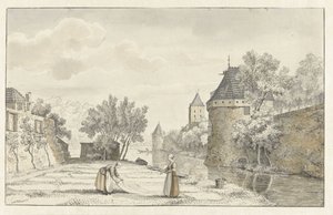 Veduta della Torre Plompe a Utrecht da Johannes de Bosch