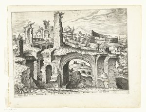 Vista del Colosseo da Johannes of Lucas van Doetechum (attributed to)
