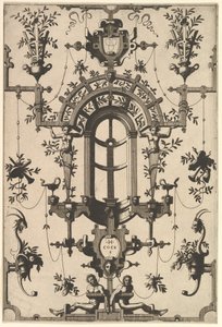 Grottesco moderno con strapwork, 1554