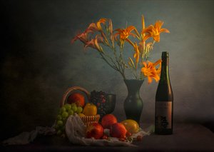 Moody, Natura morta con vino