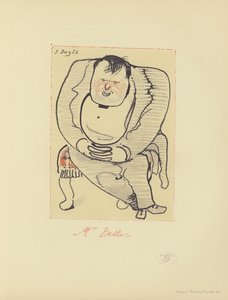 Caricatura di Hilaire Belloc, scrittore e storico anglo-francese da John  Doyle