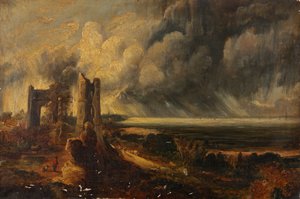 Castello di Hadleigh, la foce del Tamigi - Mattina dopo una notte tempestosa