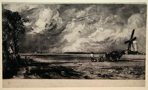 Primavera, inciso da David Lucas, c.1829 da John (after) Constable
