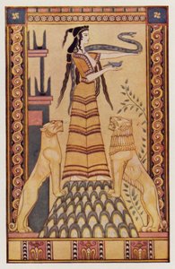 La dea serpente di Creta da John (after) Duncan