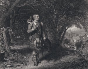 Illustrazione per Il ritorno del soldato di Robert Burns