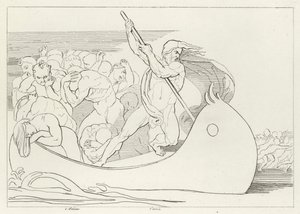 La barca di Caronte, Inferno, Canto 3 (incisione)