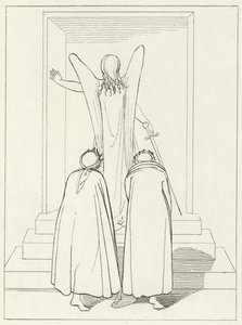 Porta del Purgatorio, Purgatorio, Canto 9 (incisione) da John (after) Flaxman