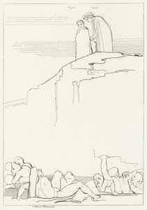 Malebolge, Inferno, Canto 18 (incisione) da John (after) Flaxman