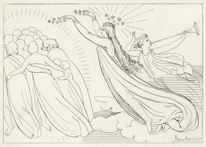 Il bene attivo, Paradiso, Canto 6 (incisione) da John (after) Flaxman