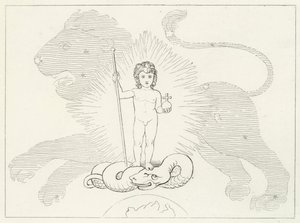 Il Salvatore Infante, Paradiso, Canto 16 da John (after) Flaxman