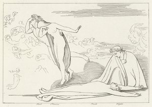 Gli amanti puniti, Inferno, Canto 5 da John (after) Flaxman