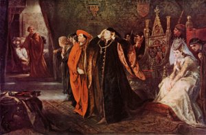 Shakespeare: La morte di Gloucester, Enrico VI, Parte II, Atto III, Scena 2 da John (after) Gilbert