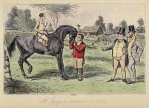 Illustrazione di John Leech per Il tour sportivo di Mr Sponge