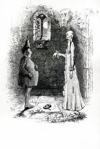 Il Fantasma (incisione) da John (after) Leech