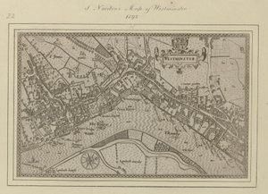 Un piano di Westminster da John (after) Norden