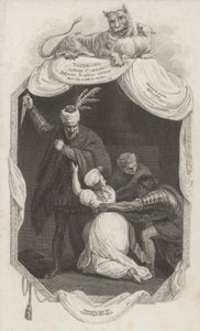 Scena da Tamerlano di Nicholas Rowe (incisione) da John (after) Opie
