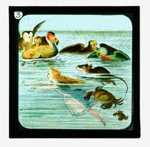 Alice nel Paese delle Meraviglie, Diapositive colorate da John (after) Tenniel