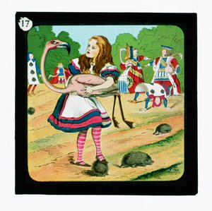 Alice nel Paese delle Meraviglie, Diapositive colorate da John (after) Tenniel
