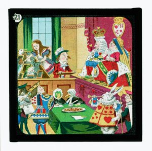Alice nel Paese delle Meraviglie, diapositive colorate