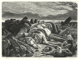 Childe Harold di Lord Byron, Canto III, Stanza 28 (incisione) da John (after) Tenniel