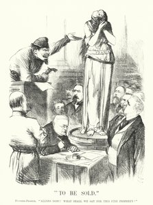 Cartone animato di Punch: Da vendere - La Comune di Parigi