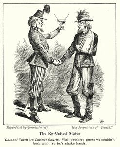 Gli Stati riuniti da John (after) Tenniel
