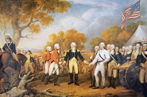 Resa del Generale Burgoyne a Saratoga, New York da John (after) Trumbull