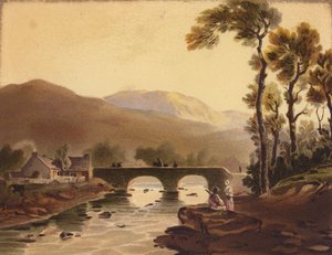 Ponte di Beddgelert da John (after) Varley