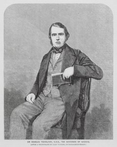 Sir Charles Trevelyan, amministratore coloniale britannico da John (after) Watkins