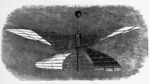 Elicottero di Enrico Forlanini (1848-1930), disegno a inchiostro, Italia
