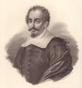 Ritratto del geografo italiano Jacopo Cantelli (1643-1695), incisione su rame di Caterina Piotti-Pirola da Walter Charles Mills