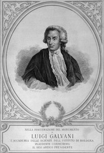 Ritratto di Luigi Galvani (1737-1798), fisiologo, fisico, biologo e anatomista italiano, che scoprì l
