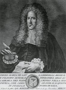 Ritratto di Pirro Maria Gabbrielli (1643-1705), filosofo italiano e professore di medicina teorica e botanica da Walter Charles Mills