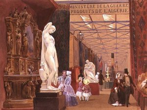 Parte della corte francese, la grande esposizione