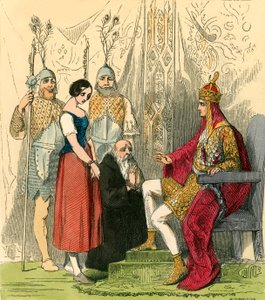 Rosetta portata davanti al re da John Absolon