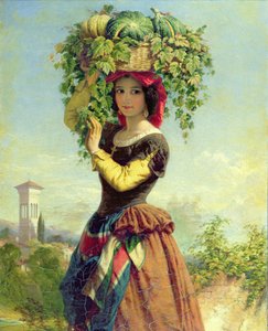 Un venditore di frutta italiano da John Adam P. Houston