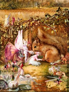 Lo scoiattolo ferito da John Anster Fitzgerald