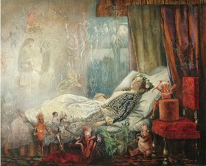 Il sogno dopo il ballo in maschera da John Anster Fitzgerald