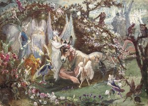 Titania e Bottom da "Sogno di una notte di mezza estate" di William Shakespeare da John Anster Fitzgerald