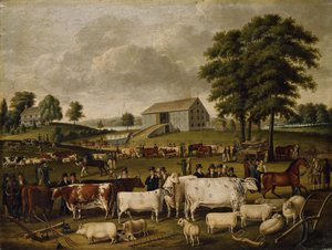Una fiera di campagna in Pennsylvania, 1824 da John Archibald Woodside