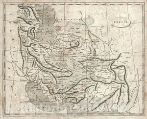 Carta della Persia di Arrowsmith, 1819