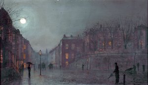 Una vista di Hampstead, Londra, 1882
