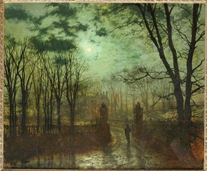 Al cancello del parco da John Atkinson Grimshaw