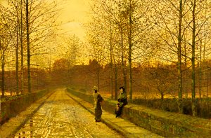 Nel Crepuscolo Dorato, 1883 da John Atkinson Grimshaw