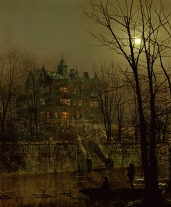 Knostrop Old Hall, Leeds da John Atkinson Grimshaw