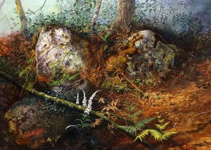 Newlay Wood, 1861 da John Atkinson Grimshaw