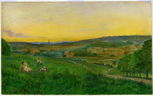 Vista da Woodhouse Ridge da John Atkinson Grimshaw