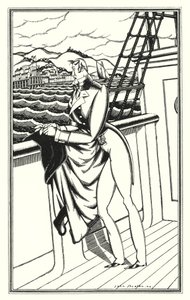 Illustrazione per Don Juan di Lord Byron: "Addio, Addio! Mia terra natale"